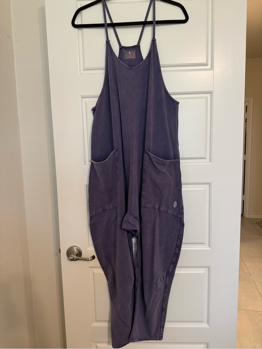 Relaxed Purple Utility Jumpsuit